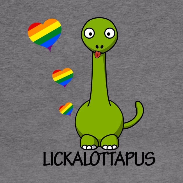 Lickalottapus Lesbian Art - Lesbian pride - Same sex by CMDesign